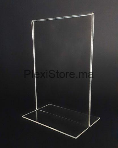 porte affiche plexiglas en T